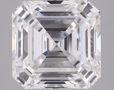 2.44ct E VVS2 Rare Carat Ideal Cut Asscher Lab Grown Diamond