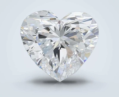 1.54ct D IF Rare Carat Ideal Cut Heart Lab Grown Diamond
