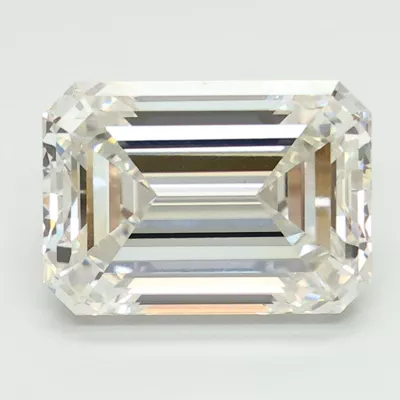4.06ct G VVS2 Excellent Cut Emerald Lab Grown Diamond