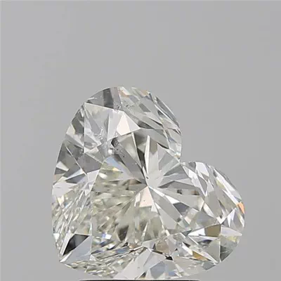 3.26ct K SI2 Rare Carat Ideal Cut Heart Diamond