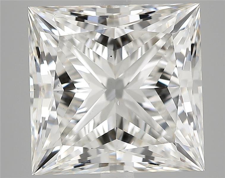 5.00ct H VS2 Rare Carat Ideal Cut Princess Lab Grown Diamond