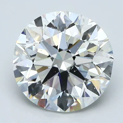 5.01ct I SI1 Rare Carat Ideal Cut Round Diamond