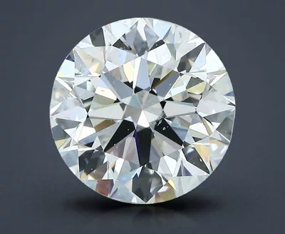 5.01ct I SI1 Rare Carat Ideal Cut Round Diamond