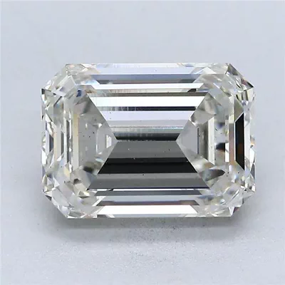 3.35ct I VS2 Rare Carat Ideal Cut Emerald Lab Grown Diamond