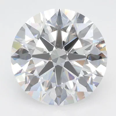 4.04ct D VVS1 Rare Carat Ideal Cut Round Lab Grown Diamond