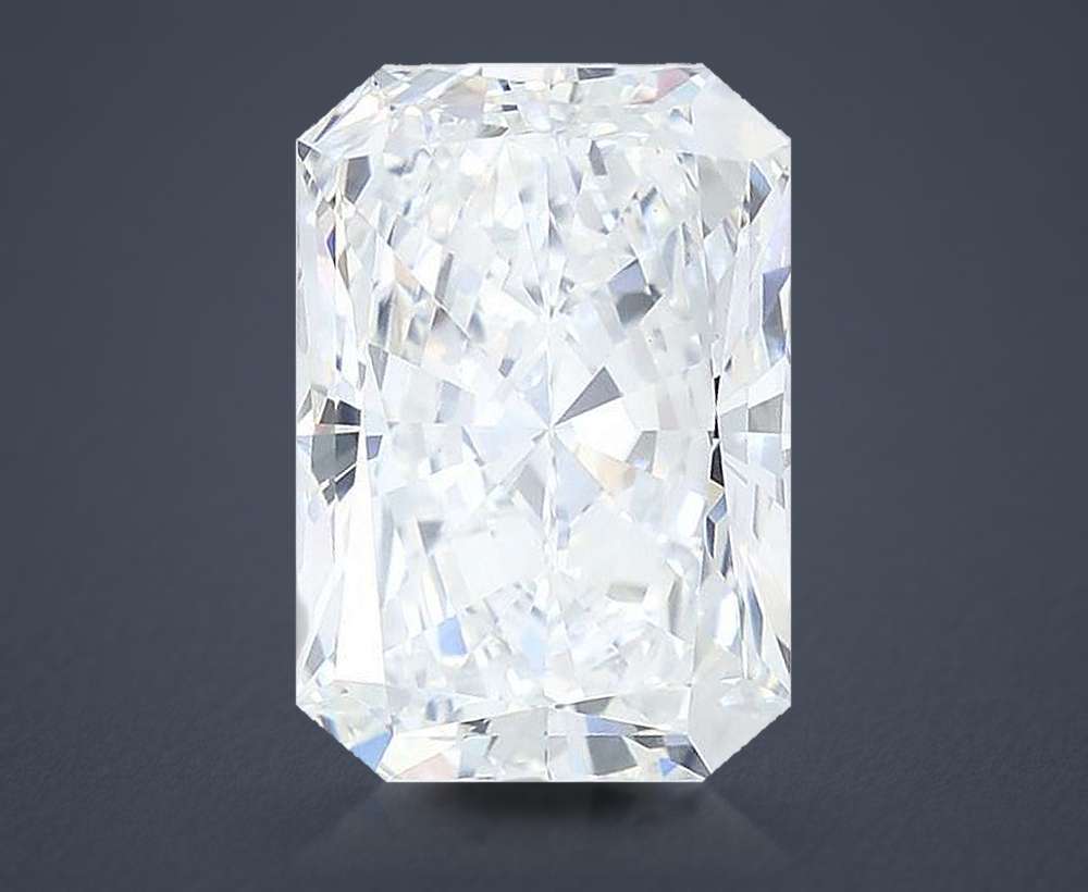 7.46ct F VS1 Very Good Cut Radiant Lab Grown Diamond