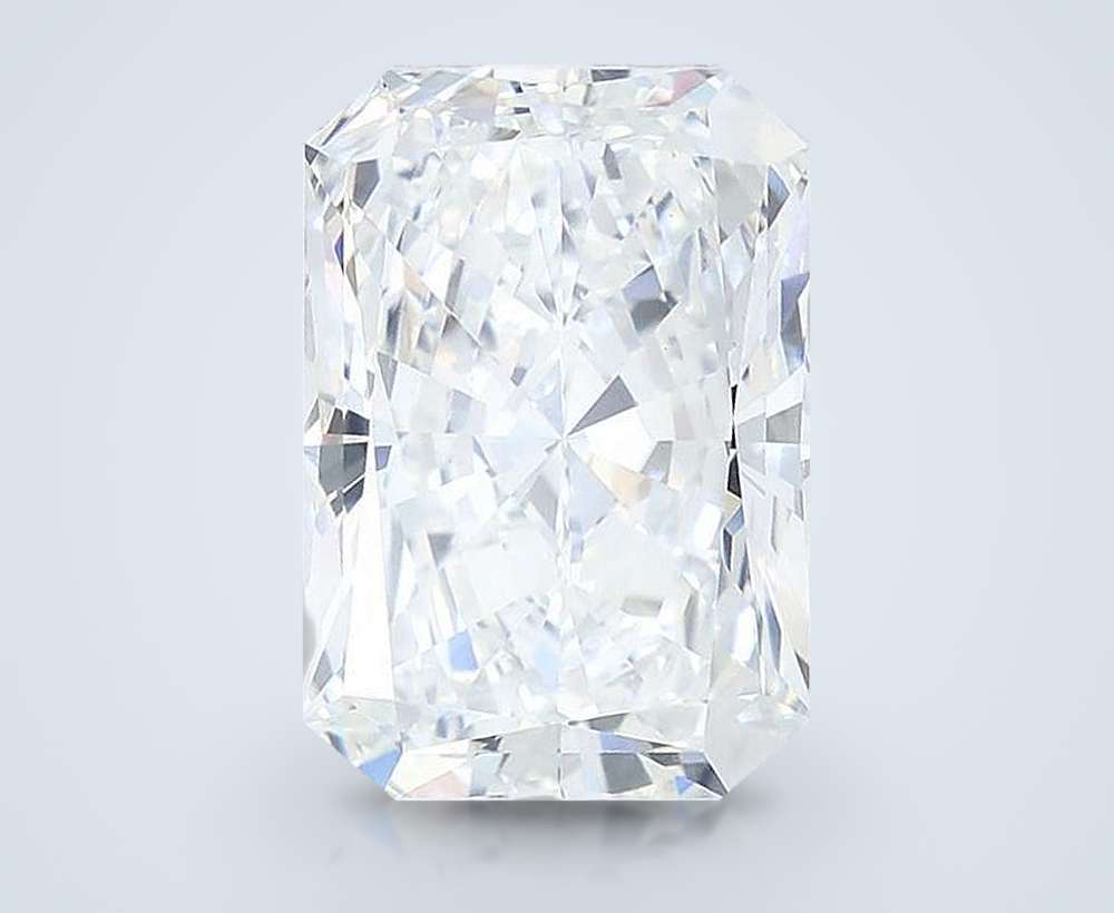 7.46ct F VS1 Very Good Cut Radiant Lab Grown Diamond