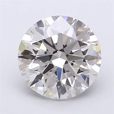 2.55ct F VS2 Rare Carat Ideal Cut Round Lab Grown Diamond