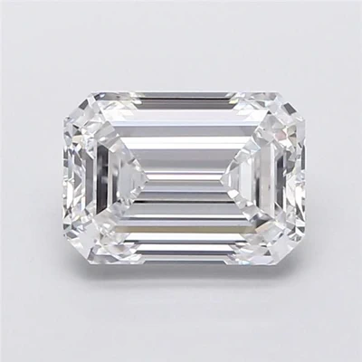 1.36ct E VS1 Rare Carat Ideal Cut Emerald Lab Grown Diamond