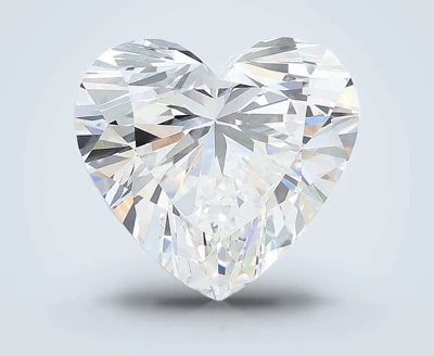 7.06ct F VVS2 Rare Carat Ideal Cut Heart Lab Grown Diamond