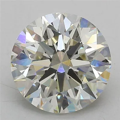 3.18ct J VS1 Rare Carat Ideal Cut Round Lab Grown Diamond