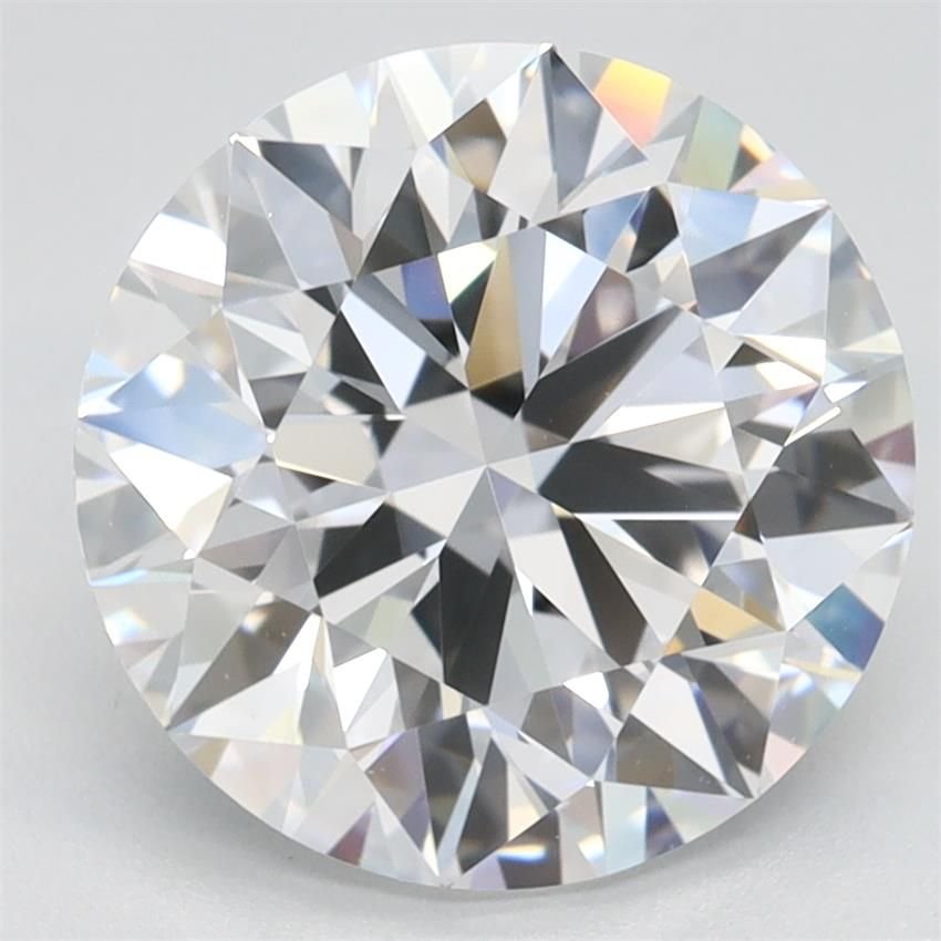 3.29ct D VVS1 Rare Carat Ideal Cut Round Lab Grown Diamond
