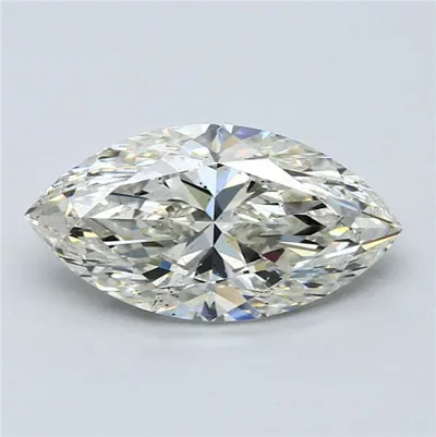 4.00ct K SI2 Rare Carat Ideal Cut Marquise Diamond