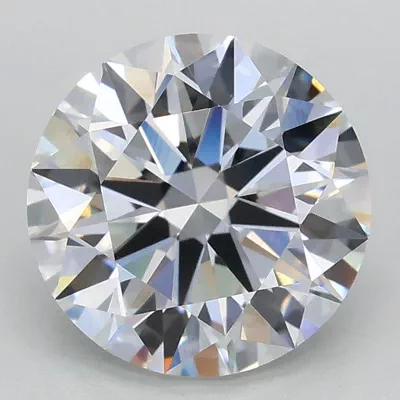 2.00ct D VVS2 Excellent Cut Round Lab Grown Diamond