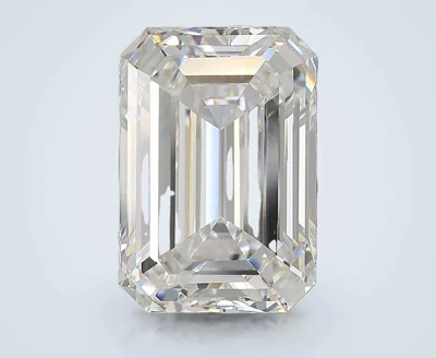 14.34ct F VVS2 Rare Carat Ideal Cut Emerald Lab Grown Diamond
