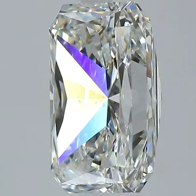 3.51ct I SI1 Rare Carat Ideal Cut Radiant Diamond