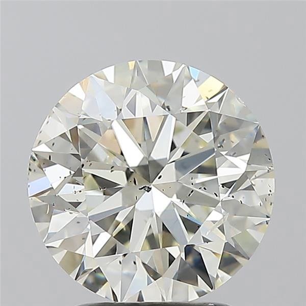 2.51ct K SI2 Rare Carat Ideal Cut Round Diamond