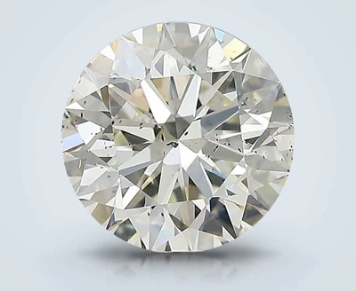 2.51ct K SI2 Rare Carat Ideal Cut Round Diamond