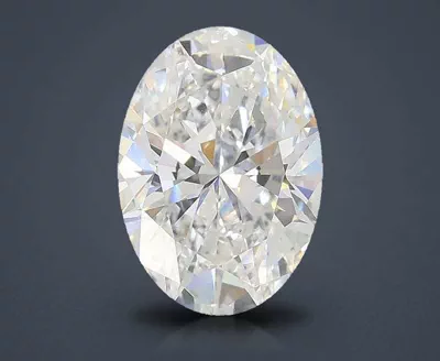 1.54ct D VVS2 Rare Carat Ideal Cut Oval Lab Grown Diamond
