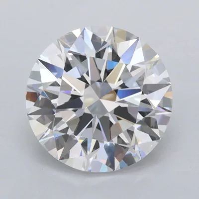 2.46ct D FL Rare Carat Ideal Cut Round Lab Grown Diamond