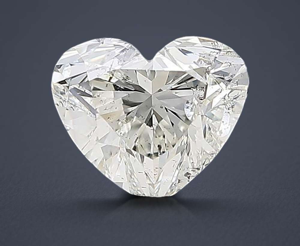 0.80ct H SI2 Rare Carat Ideal Cut Heart Diamond
