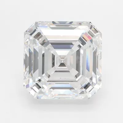 4.10ct D VVS1 Rare Carat Ideal Cut Asscher Lab Grown Diamond