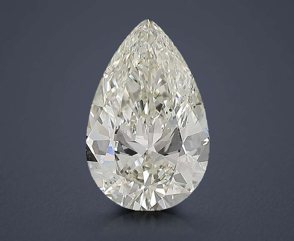 2.51ct I SI1 Rare Carat Ideal Cut Pear Diamond