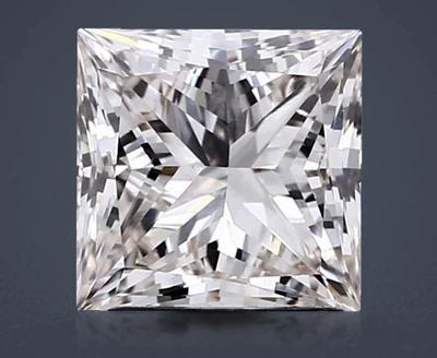 2.06ct K VS1 Excellent Cut Princess Lab Grown Diamond