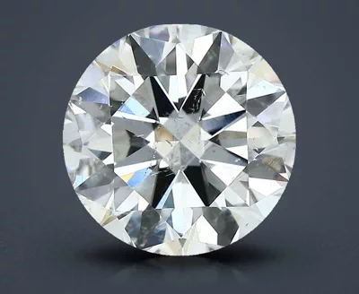 2.70ct H SI2 Rare Carat Ideal Cut Round Diamond