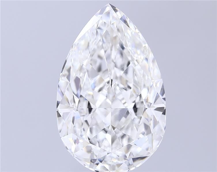 15.09ct F VVS2 Rare Carat Ideal Cut Pear Lab Grown Diamond