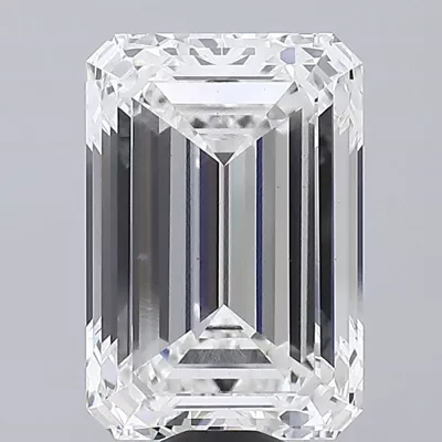 17.03ct F VS1 Rare Carat Ideal Cut Emerald Lab Grown Diamond