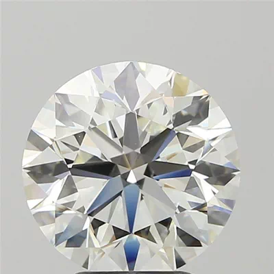4.01ct J VVS2 Excellent Cut Round Diamond