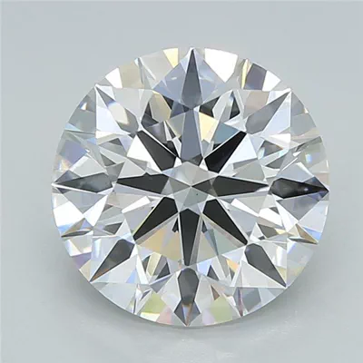 3.04ct F VS1 Rare Carat Ideal Cut Round Lab Grown Diamond