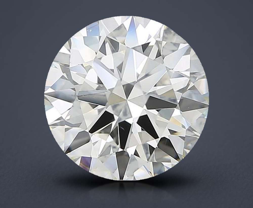 4.01ct I VS2 Rare Carat Ideal Cut Round Diamond