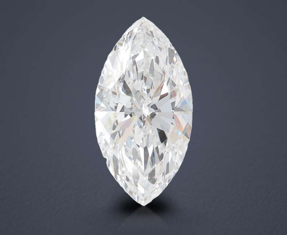 1.77ct D VVS2 Rare Carat Ideal Cut Marquise Lab Grown Diamond