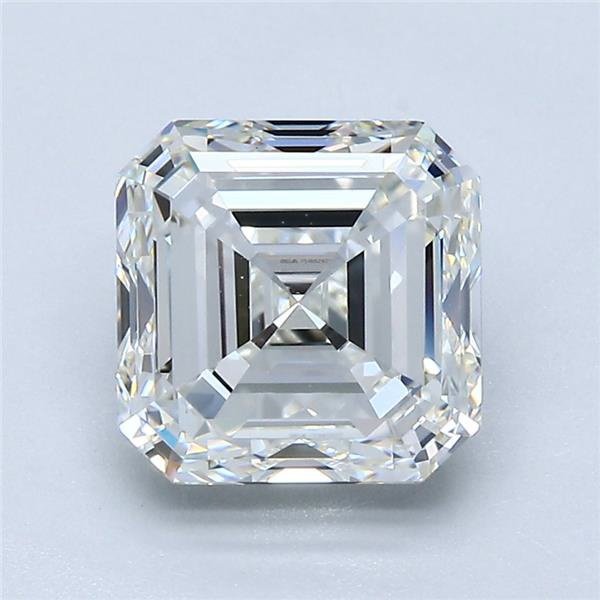 3.01ct H VS1 Excellent Cut Asscher Diamond
