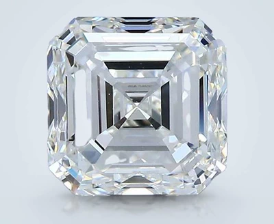 3.01ct H VS1 Excellent Cut Asscher Diamond