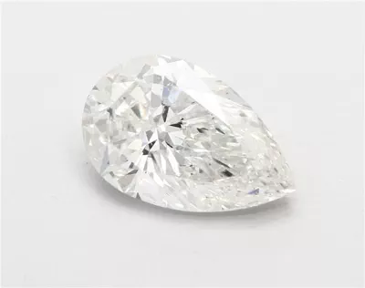 4.06ct I SI2 Rare Carat Ideal Cut Pear Diamond