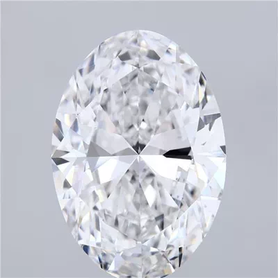 20.77ct E VVS2 Rare Carat Ideal Cut Oval Lab Grown Diamond