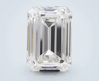 19.01ct G VVS2 Rare Carat Ideal Cut Emerald Lab Grown Diamond