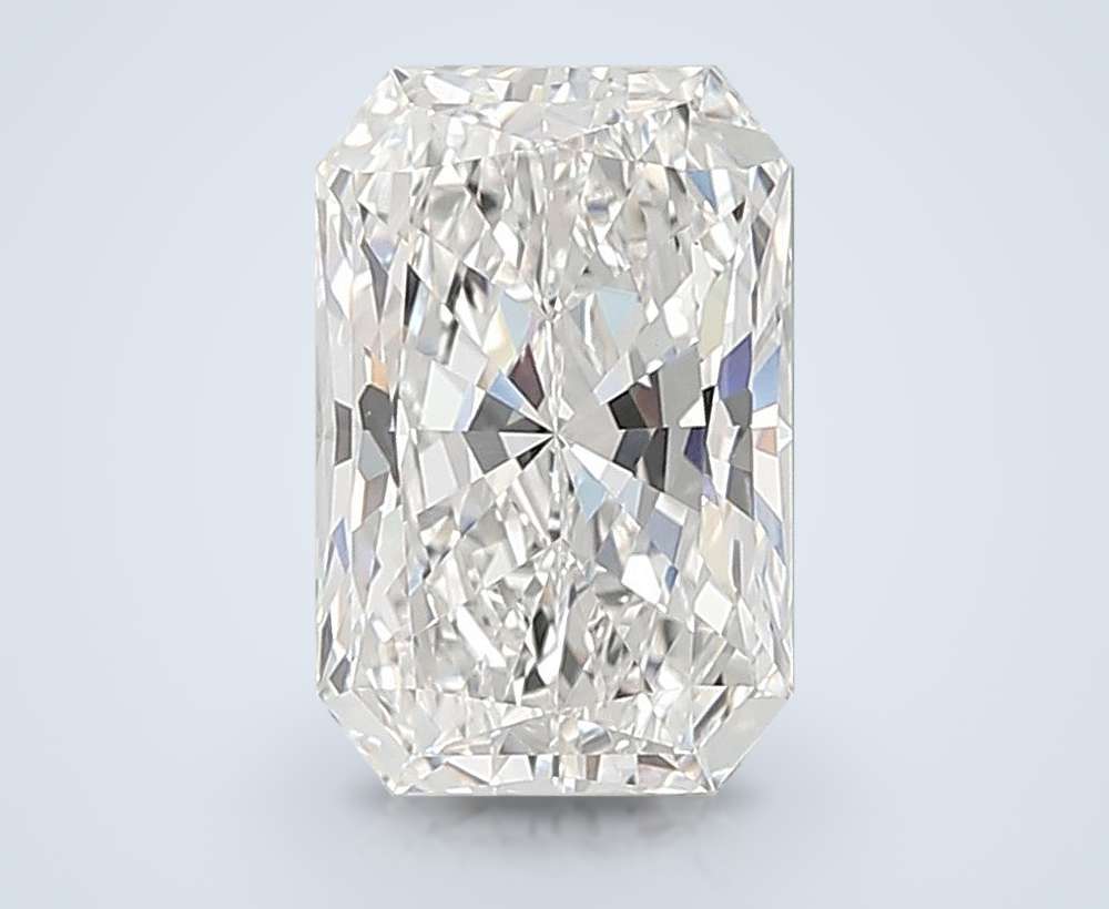 6.38ct F VVS2 Rare Carat Ideal Cut Radiant Lab Grown Diamond
