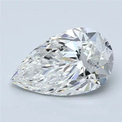 3.01ct G VS1 Rare Carat Ideal Cut Pear Diamond
