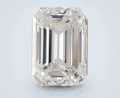 4.04ct F VVS2 Rare Carat Ideal Cut Emerald Lab Grown Diamond