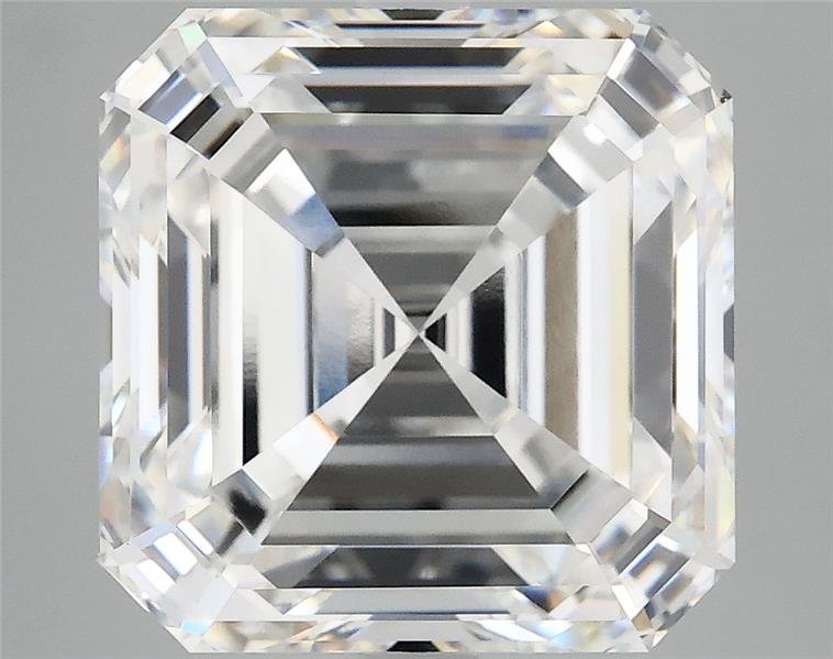 7.09ct F VVS2 Rare Carat Ideal Cut Asscher Lab Grown Diamond