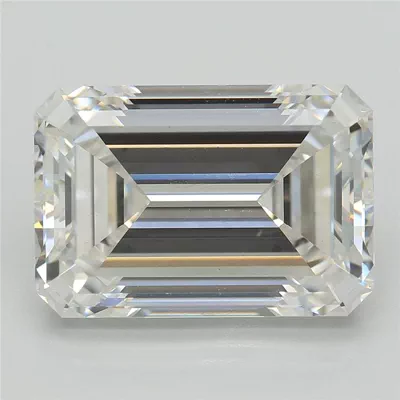 5.13ct G VVS2 Excellent Cut Emerald Lab Grown Diamond