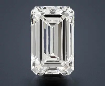 20.10ct F VVS2 Very Good Cut Emerald Lab Grown Diamond