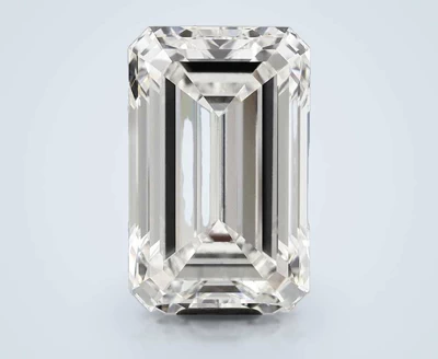 20.10ct F VVS2 Very Good Cut Emerald Lab Grown Diamond