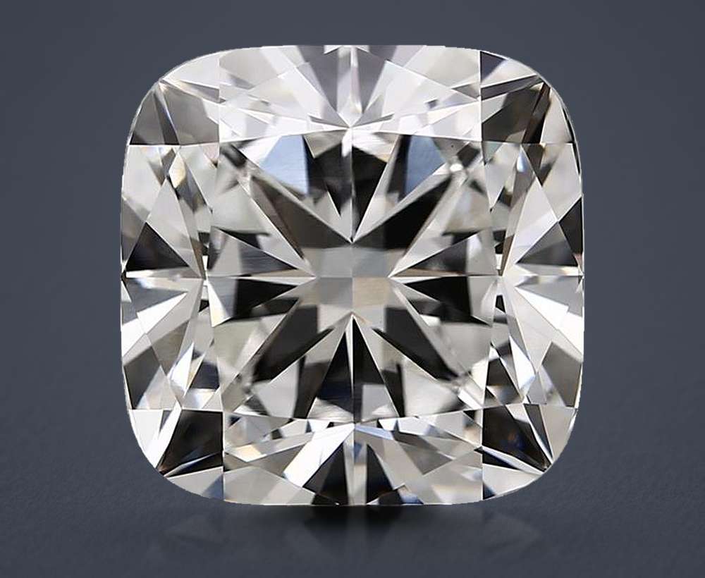 11.09ct F VVS2 Rare Carat Ideal Cut Cushion Lab Grown Diamond