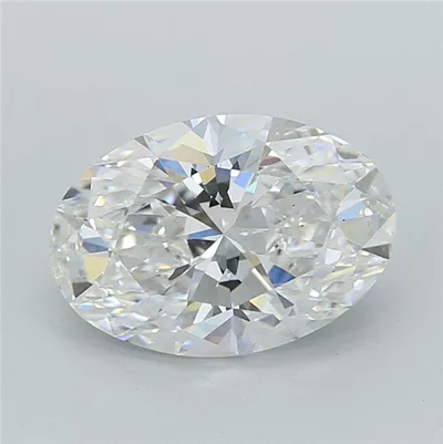 2.51ct E VS2 Rare Carat Ideal Cut Oval Lab Grown Diamond