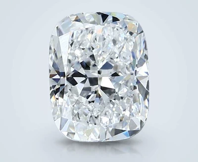 3.01ct D VS2 Very Good Cut Cushion Diamond